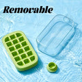 Straw Water Bottle & Ice Cube Tray, 2-in-1