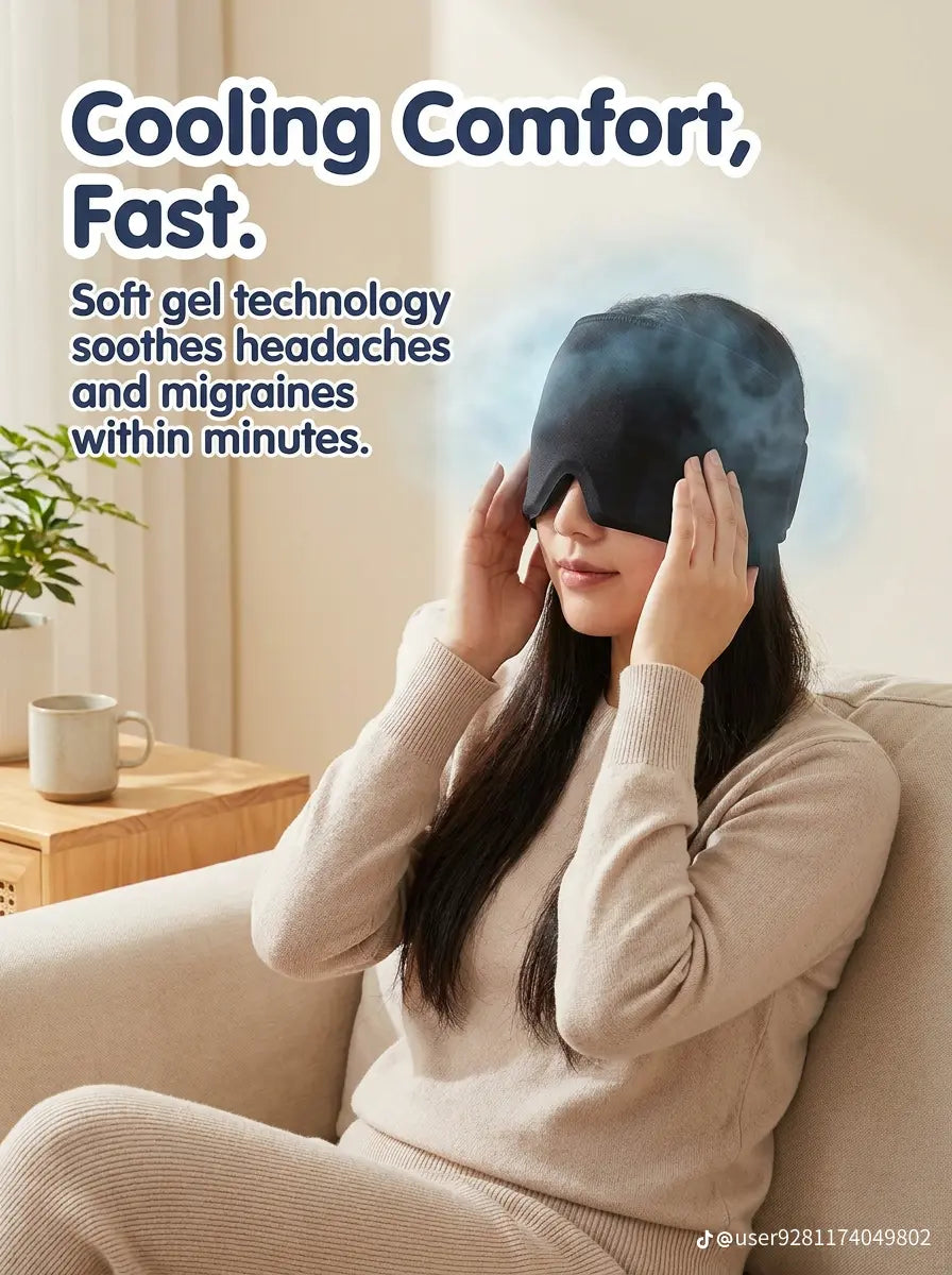 Migraine Relief Cap Hot & Cold Gel Migraine Relief Cap